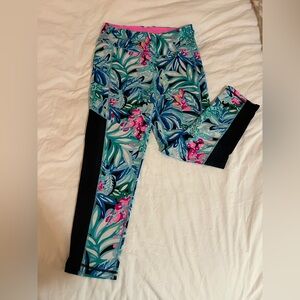Lilly Pulitzer Luxletic Leggings – Women’s Large – Tropical Print